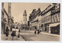 Straße der Jugend in Salzwedel gelaufen 1962. Gute Erhaltung.