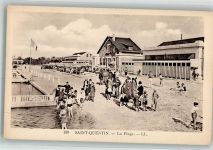 02100 Saint-Quentin Foto AK Schwimmbad