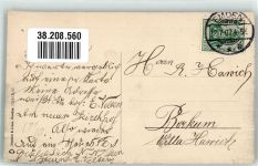 26721 W2970 Emden , Ostfriesland 1907 - Rathaus Boot Denkmal