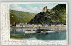 56346 W5422 St. Goarshausen 1900 - Burg Katz