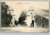 Monaco 1905 Foto AK Straßenbahn La Porte neuve