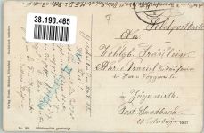 62138 Haisnes 1917 Foto AK Feldpost WK I zerschonnene Häuser