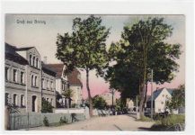 Bretnig mit Straßenansicht und Häuser ungelaufen Gute Erhaltung.