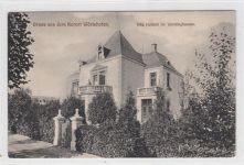 Gruss aus dem Kurort Wörishofen. Villa Hofarzt Dr. Werminghausen gelaufen, Marke entfernt. Rückseite leicht fleckig, sonst gut erhalten