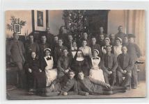 Seltene Fotokarte Mosbach. ein Gruppenfoto vom Vereinslazarett. Seltene Echtfotokarte ungelaufen kleiner Knick unten links, sonst gut erhalten