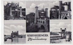 Heinrichenburg mit 5 Abbildungen vom Schiffshebewerk ungelaufen Top Erhaltung.