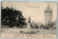 39590 O3504 Tangermünde 1913 - Denkmal Kaiser Karl IV.