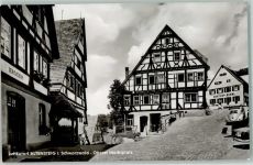 72213 W7272 Altensteig , Württ - Oberer Marktplatz VW Käfer Gasthaus Engel