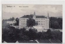 Auerbach mit Königl. Lehrerseminar gelaufen von 1929. Leicht fleckig, sonst gut erhalten
