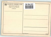 Hapag Glockenabend Night of Cgimes Hamburg-Amerika-Line Gebrauchsspuren