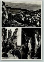 Tisá Tissa - Wände Waldtor 3 Herkulessäulen Felsen