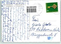 46045 W4200 Oberhausen , Rheinl - Wasserspiele am Friedensplatz mit Amtsgericht