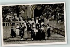 82467 W8100 Partenkirchen - Kirchgang Tracht