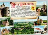 64367 W6109 Frankenstein , Burg - Burgruine Wappen