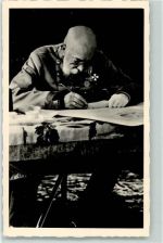 Der Kaiser beim Schreiben AK Kaiser Franz Josef I. Foto AK