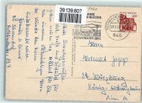 92421 W8460 Schwandorf , Bay - Gasthaus zur Post VW Käfer Kirche