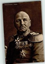 Generaloberst Uniform mit Orden , Wohlfahrtskarte Kluck