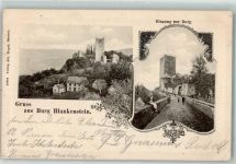 45525 W4320 Blankenstein , Ruhr 1901 - Burg Mauer Eingang