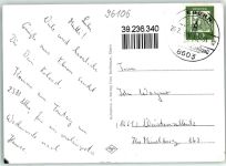 96106 W8603 Ebern - Granturm Rathaus Wappen VW Käfer