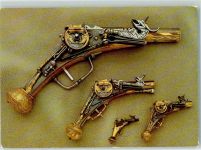 Miniatur Radschloßpistolen in Puffer Form AK Waffe