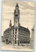 Lille La Nouvelle Bourse Die neue Börse Feldpost der 6. Armee Börse 1915