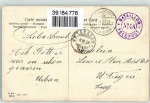 Liebespaar AK Motiv 1906 Gebrauchsspuren