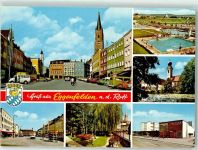 84307 W8330 Eggenfelden - Stadtpfarrkirche Schwimmbad Theater Spitalkirche Hl. Geist