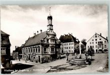 86316 W8904 Friedberg , Bay - Marktplatz mit Rathaus