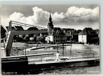 45549 W4322 Sprockhövel - Schwimmbad Sprungbrett Wasserrutsche