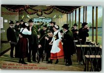Humor Dialekt Schützengruß AK Schützen 1913
