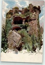 W6900 Heidelberg , Neckar Schloß Ruine AK Biese, K. 1899