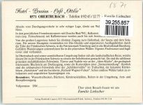 91286 W8571 Obertrubach KEINE AK Hotel Pension Cafe Ottilie Auto Terrasse