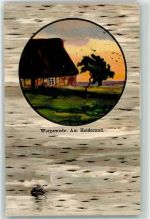 Am Heiderand Passepartout Verlag KNG Serie 701 AK Kunstgeschichte Worpswede 1914 Künstlerkarte