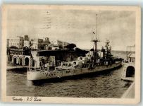 74100 Taranto Gebrauchsspuren Kriegsschiff R.J. Zara