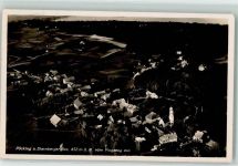 82319 W8134 Pöcking , Kr Starnberg Foto AK Fliegeraufnahme Posthilfstelle Pöcking
