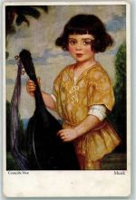 Kind mit einer Laute , Musik , Primus 5085 Max, Corneille 1921