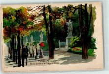 W1000 Berlin Mitte Verlag Velten - Sieges-Allee Kley, H. 1899 Lithographie