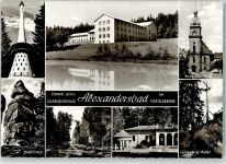 95680 W8591 Bad Alexandersbad - Evang. -Luth. Volkshochschule Fernsehturm Wunsiedel Haberstein Stahlquelle Luisenburg-Gipfel