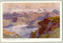 Großglocknergruppe Berge AK Compton, E. H.