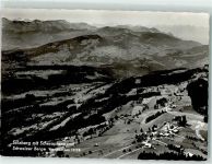87477 W8961 Sulzberg , Allgäu - mit Schesaplana Schweizer Berge
