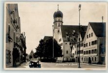 86956 W8920 Schongau Foto AK Kirche Auto