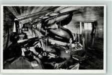 Riesenwalfisch Länge 23,5 m Ausstellung Wal 1942 Foto AK