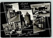 59387 W4715 Davensberg Gebrauchsspuren Gasthaus Clemens August der Daverthurm