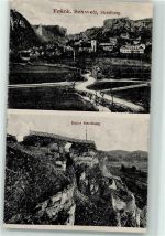 91344 W8551 Streitberg , Oberfr - Ruine Streitburg