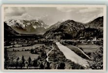 82438 W8116 Eschenlohe , Loisach - gegen Zugspitze WK II Stempel