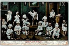 Viele Babys - Kapelle des Hauses Serie 152 Nachttopf 1903