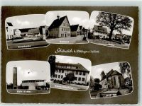 71101 W7036 Schönaich , Württ - Eisenhalde Rathaus Eiche Kath. Kirche neues Schulhaus Ev. Kirche