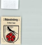 32816 W4938 Schieder-Schwalenberg - Vignette Wappen Freistaat Lippe