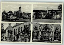 95352 W8651 Marienweiher - Wallfahrtskirche Eingang der Kirche Wallfahrtskirche Inneres