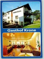 95683 W8591 Ebnath , Oberpf - Gasthaus Krone Speisesaal